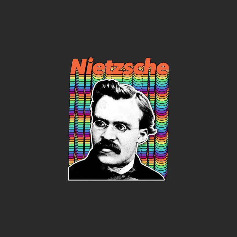 Friedrich Wilhelm Nietzsche Retro Styled Graphic Design Baseball Cap