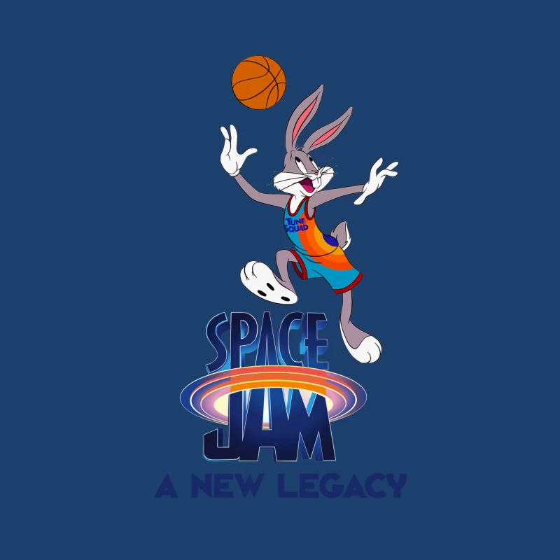 Space Jam: A New Legacy - Cartoon Basketball Animation Male Pullover Hoodie