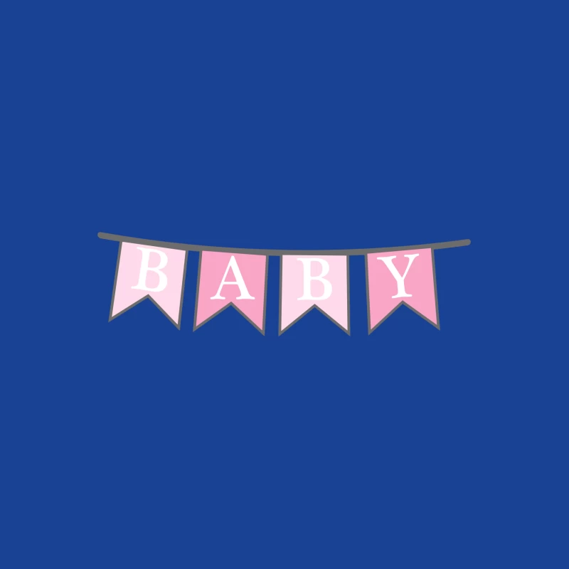 Banderole de Fête pour Bébé en Rose Femme T-Shirt