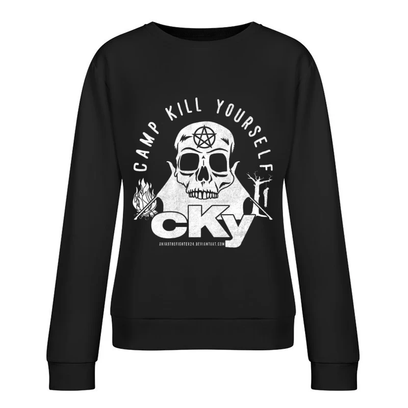 CKY Band logo Female Pullover Sweatshirt