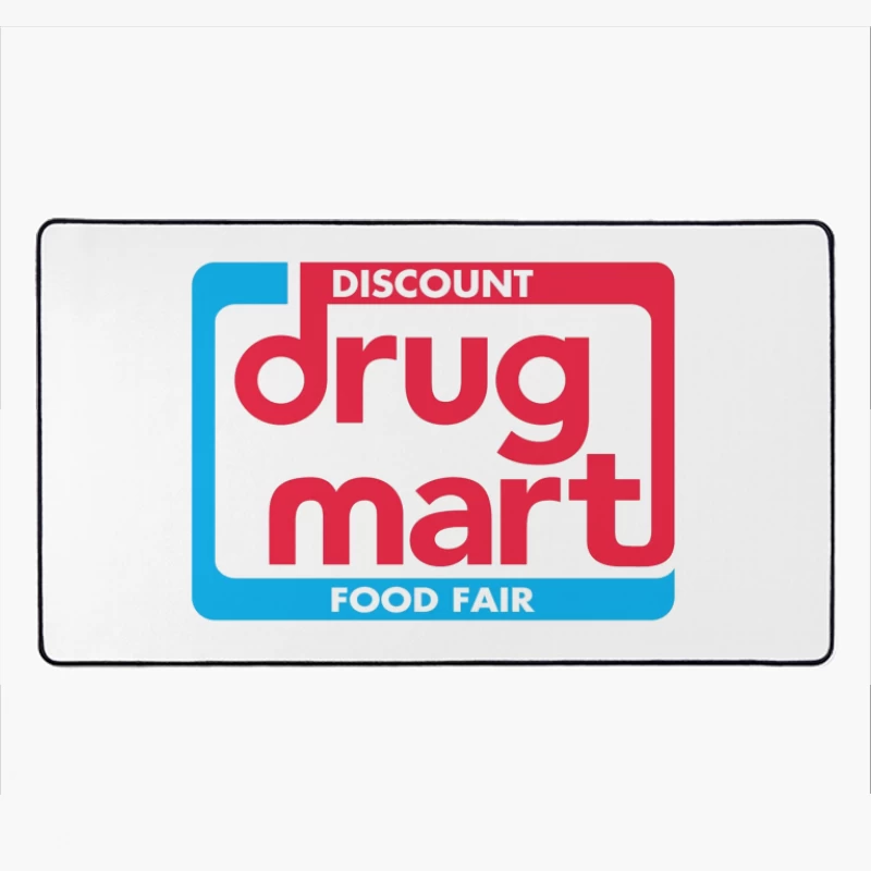 Discount Drug Mart Food Fair Vintage Retail Logo Desk Mat