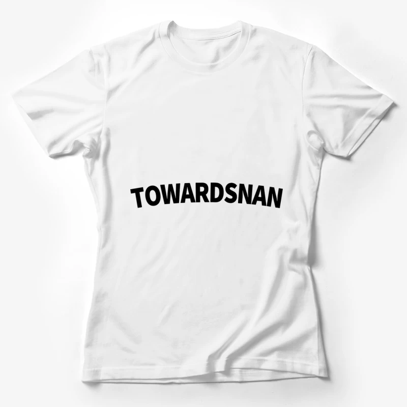 Optische Täuschung Text Damen T-Shirt