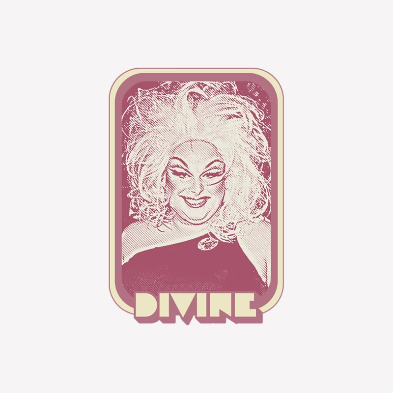 Divine   Retro 80s Style Fan Art Female T-Shirt