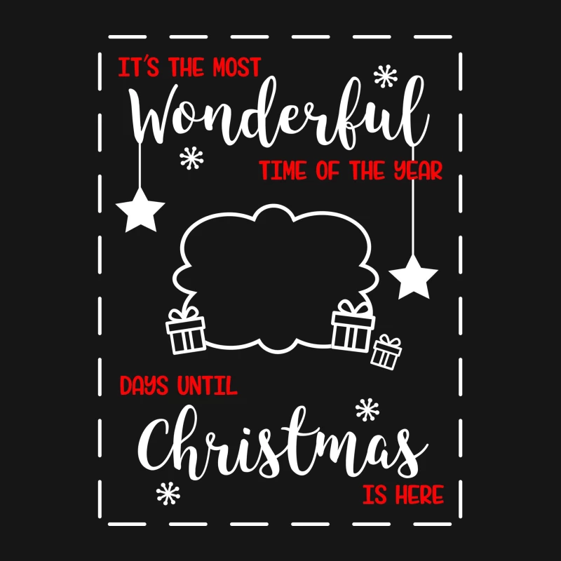 Compte à rebours de Noël joyeux Femme T-Shirt