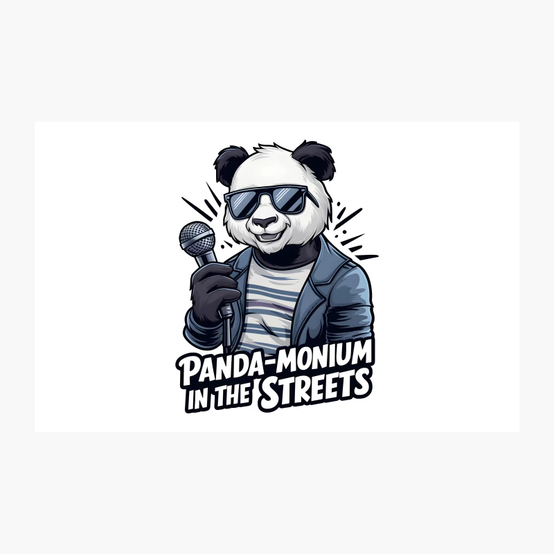 Cool Panda Rocker: Pandamonium in the Streets Travel Mug