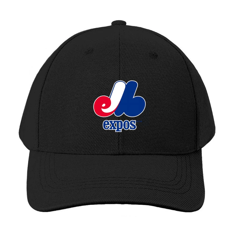Montreal Expos Classic MLB Baseball Team Logo in Red and Blue Baseball Cap
