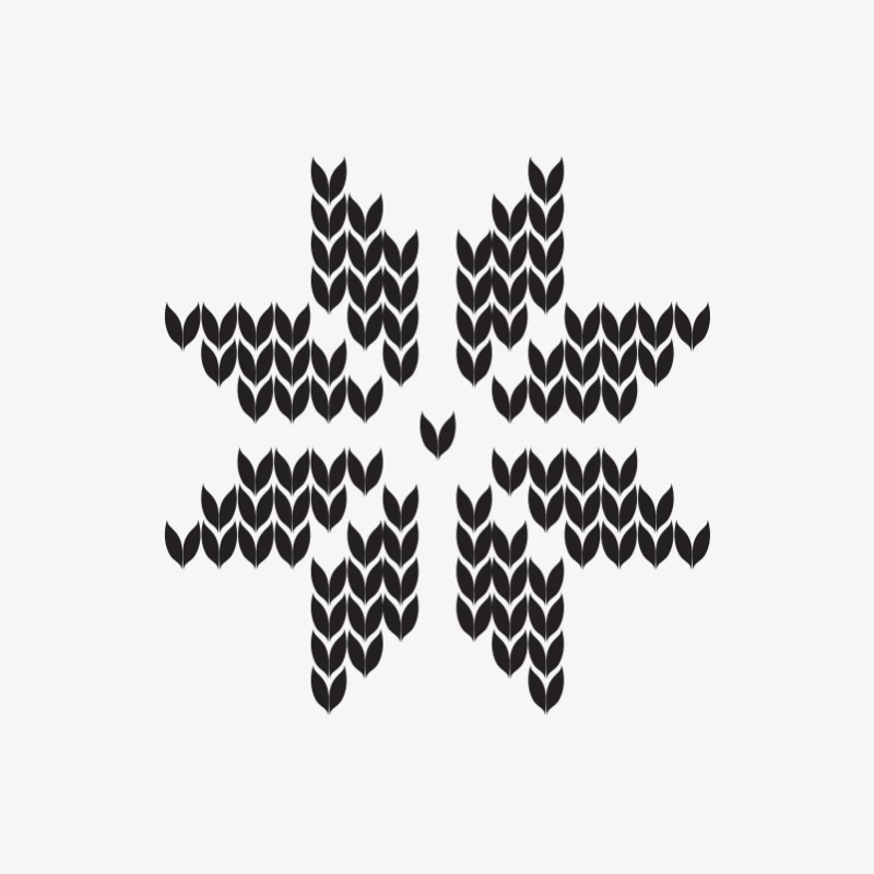 Motif Symétrique en Chevrons Homme Manches Longues T-Shirt
