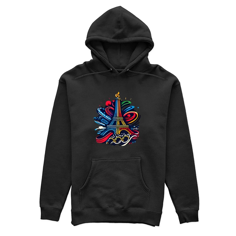 Paris 2024: Kreatives Symbol der Olympischen Spiele Damen Pullover Hoodie