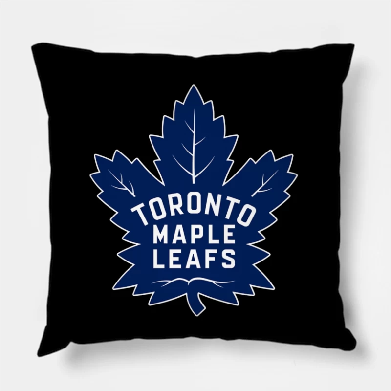 Toronto Maple Leafs NHL Hockey Team Logo Throw Pillow