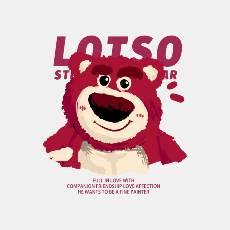 Lotso der Bär mit Freundschaft und Liebe Herren Tanktops