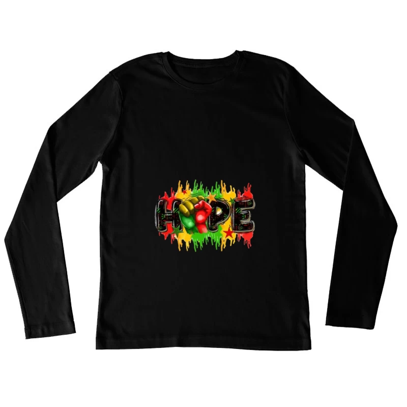 Empowerment Through Hope Female Long Sleeve T-Shirt