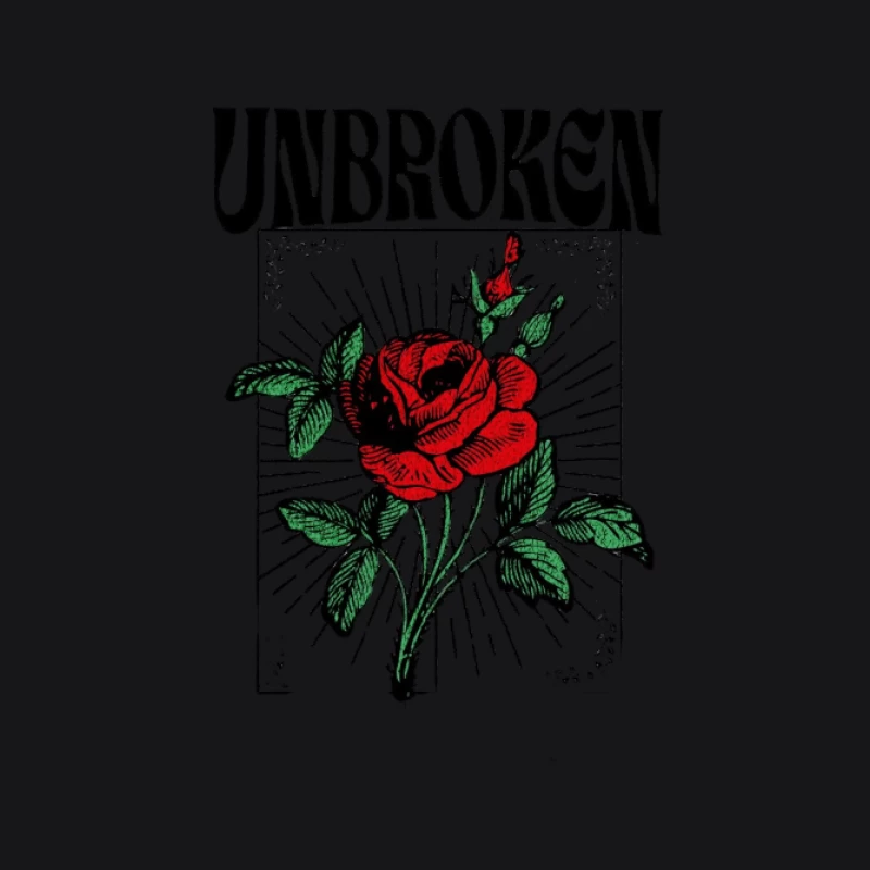 Ungebrochene Schönheit der Rose Herren Pullover Hoodie