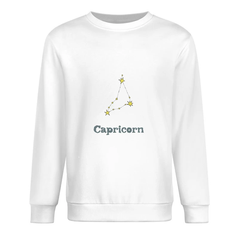 Sternbild des Steinbocks Herren Pullover Sweatshirt