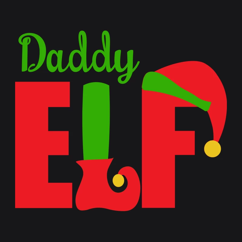 Design de Noël avec lutin pour papa Homme Sweat à capuche
