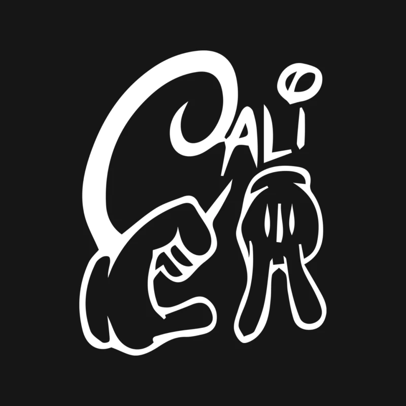 California Love Cali Finger Sign Mouse Pad