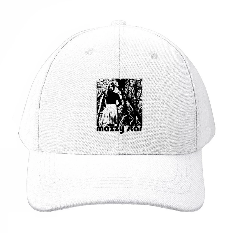 Mazzy Star Black White Baseball Cap