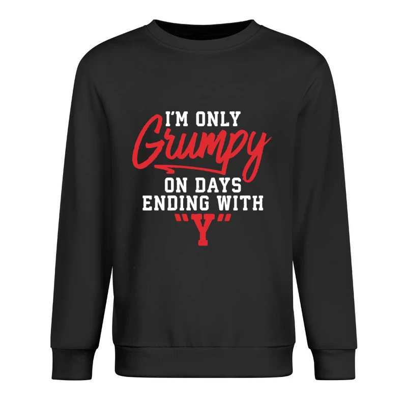 Phrase drôle sur l'humeur quotidienne Homme Sweat-shirt à enfiler