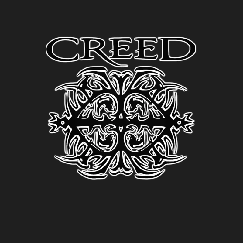 Creed Band Logo with Tribal Gothic Design Male Tank Top