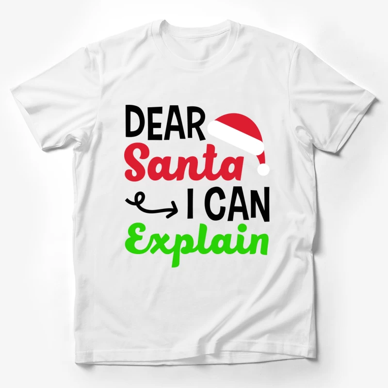 Lettre humoristique au Père Noël Homme T-Shirt
