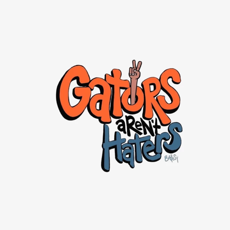 Gators sind keine Hater Herren Langarm T-Shirt
