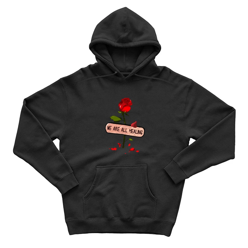Rose und Heilung: Metapher der Erneuerung Herren Pullover Hoodie