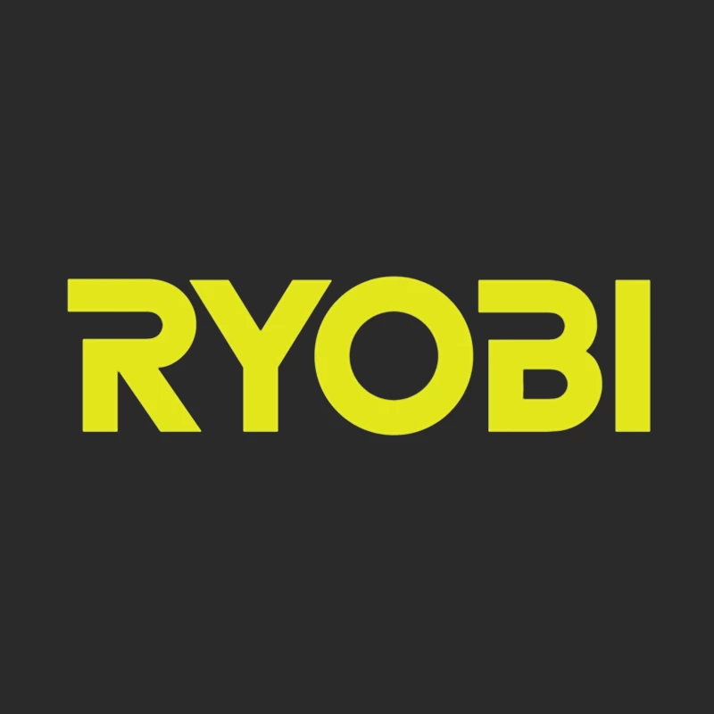 Ryobi Power Tools Brand Logo in Neon Yellow Baseball Cap