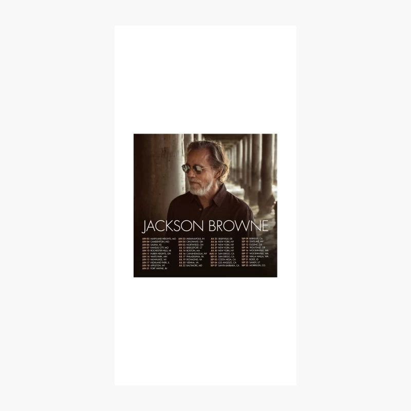 2 JACKSON BROWNE TOUR 2022 iPhone Case