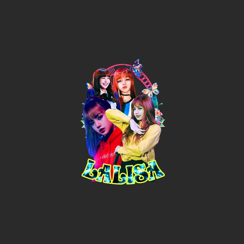 Collage of a K-Pop Female Artist Baseball Cap
