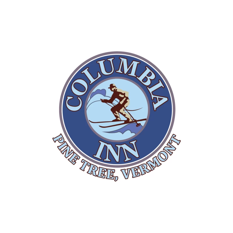 Columbia Inn Throw Pillow