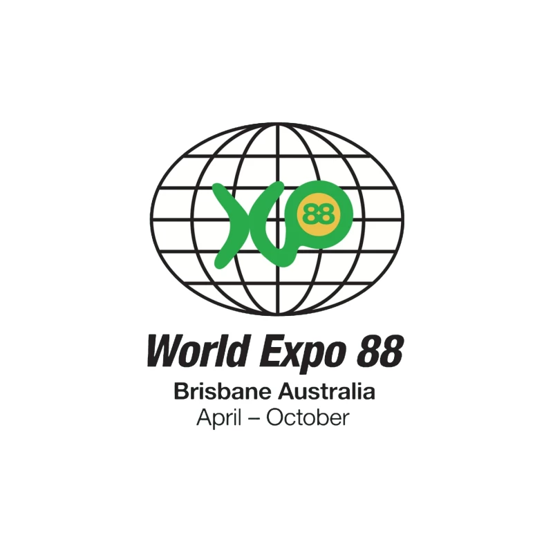 World Expo 88 Brisbane Australia Logo Mouse Pad