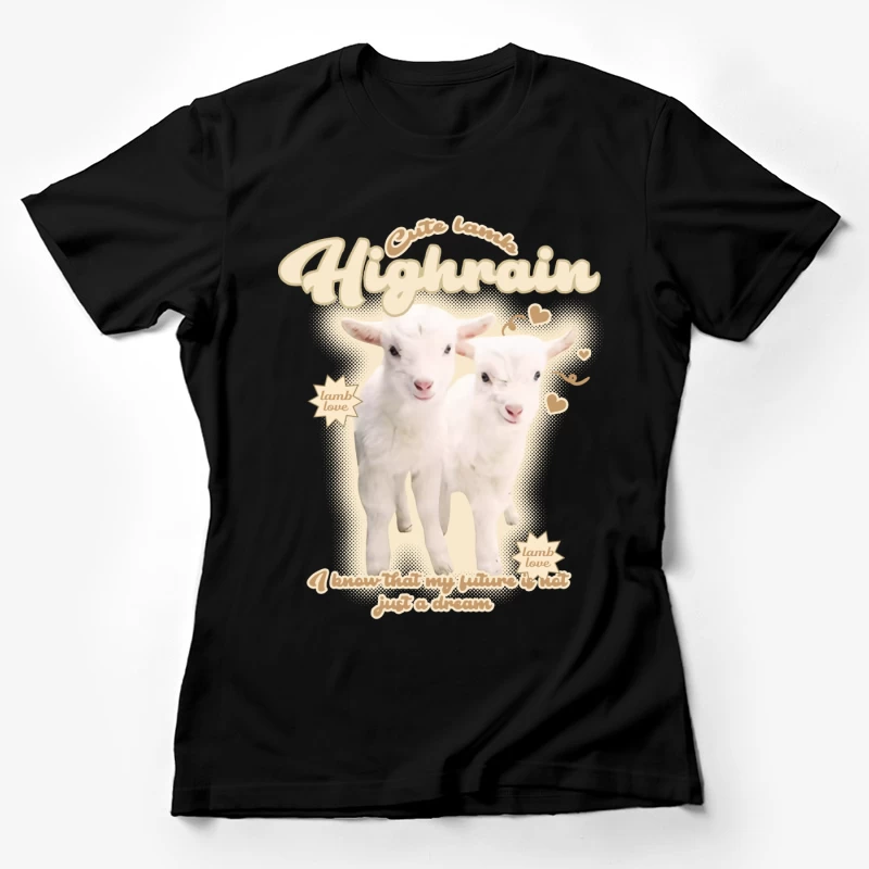 Süße Lämmer und Hoffnung Damen T-Shirt