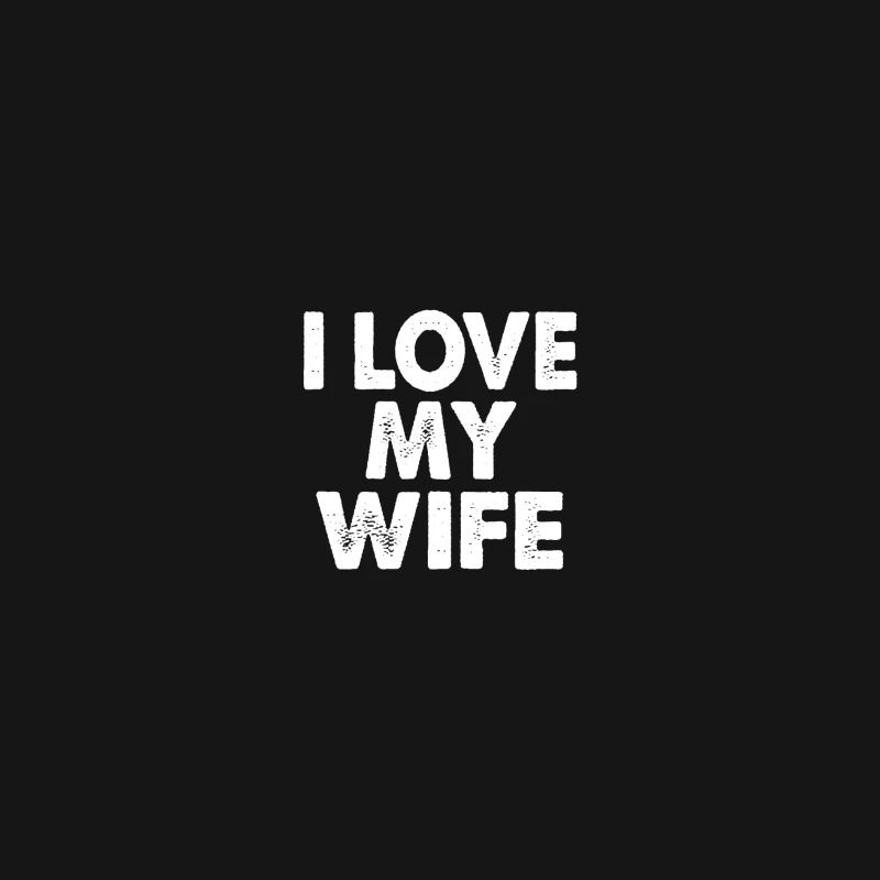 T-shirt avec message I Love My Wife Homme Manches Longues T-Shirt