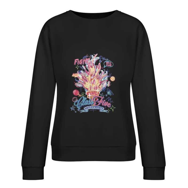 Spirito combattivo della classe Cinque Felpa pullover Donna