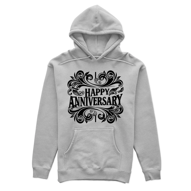 Happy anniversary Female Pullover Hoodie