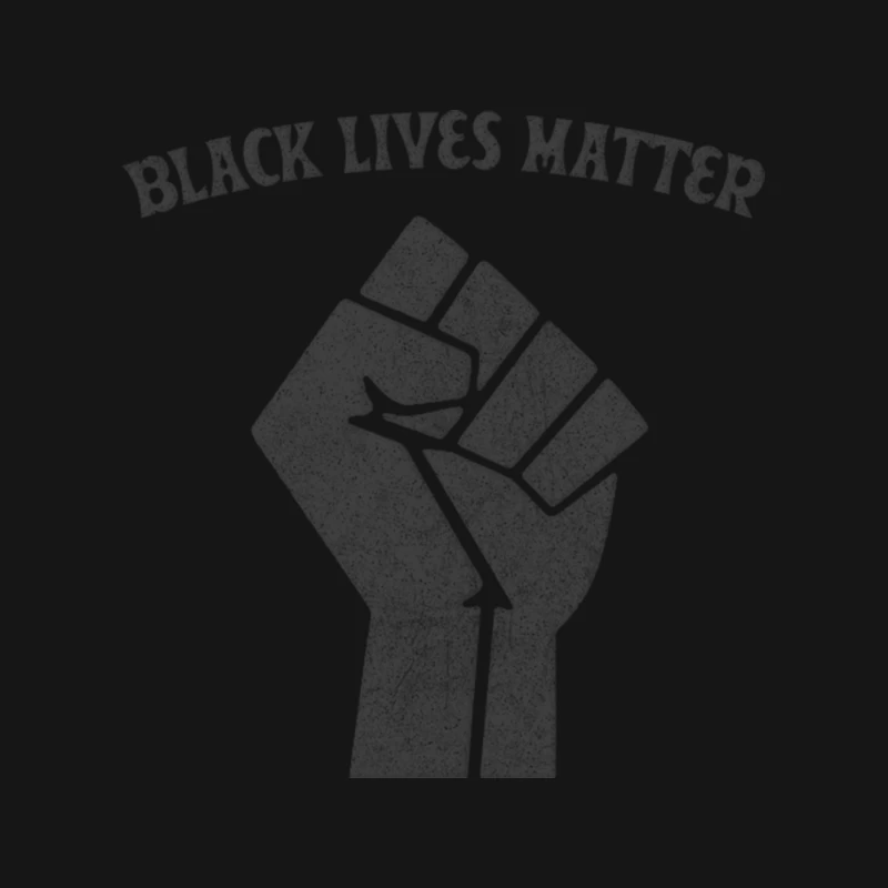 Black Lives Matter - FadedVintage Style  Black Power Fist Mouse Pad