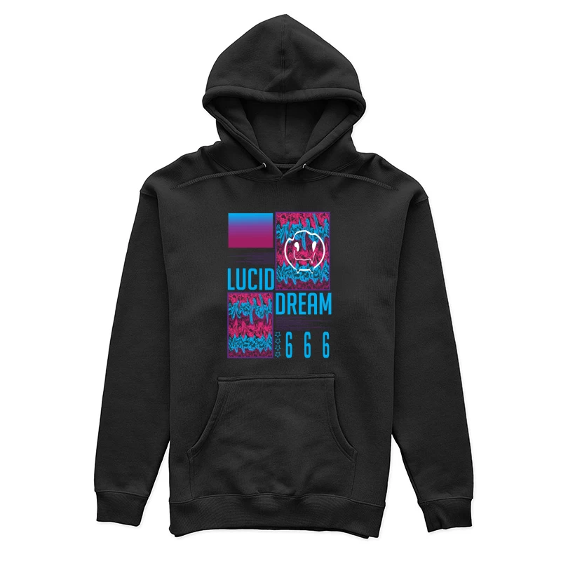 Farbige Wellen im Wachtraum Damen Pullover Hoodie