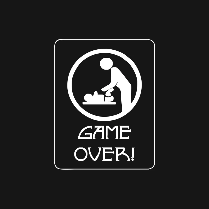 New Dad Game Over, Baby Daddy Parent Female Long Sleeve T-Shirt
