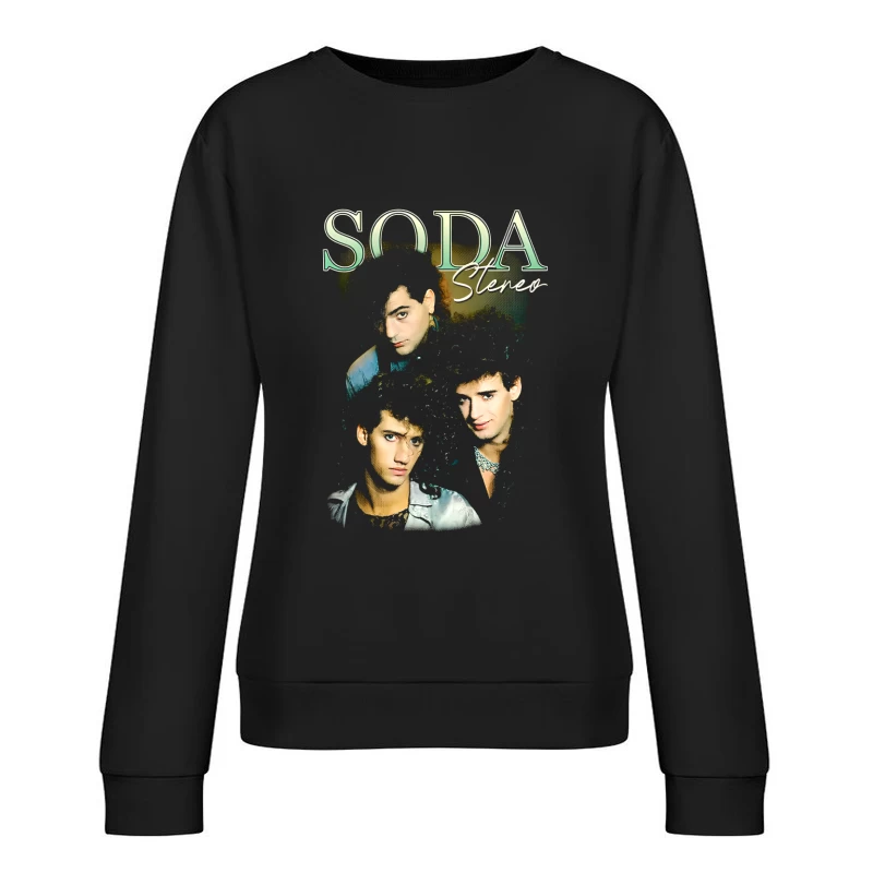 Soda Stereo Band Vintage Female Pullover Sweatshirt