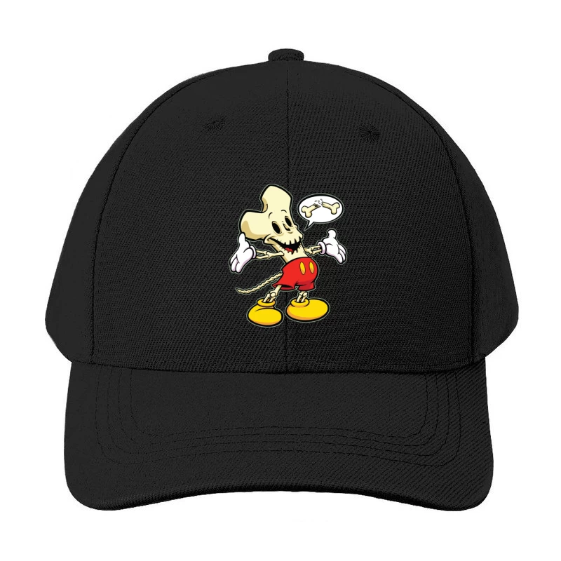 Cartoon Skeleton Character Baseball Cap