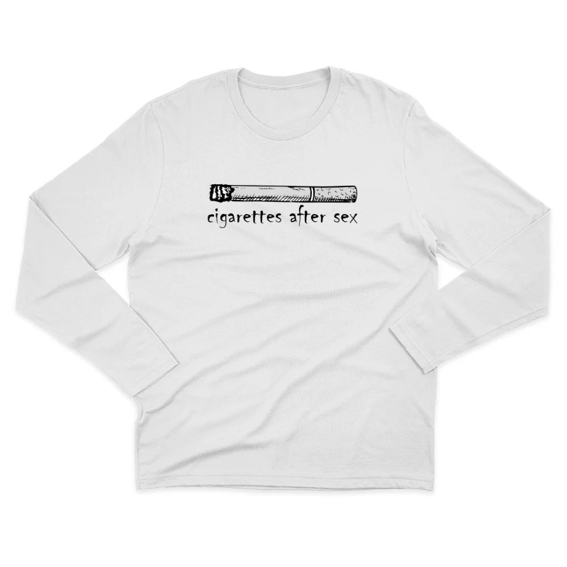 Cigarettes After Sex Logo Black Male Long Sleeve T-Shirt