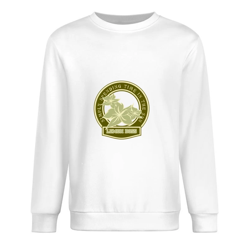 Logo Citron Boss - Soleil et Nature Homme Sweat-shirt à enfiler