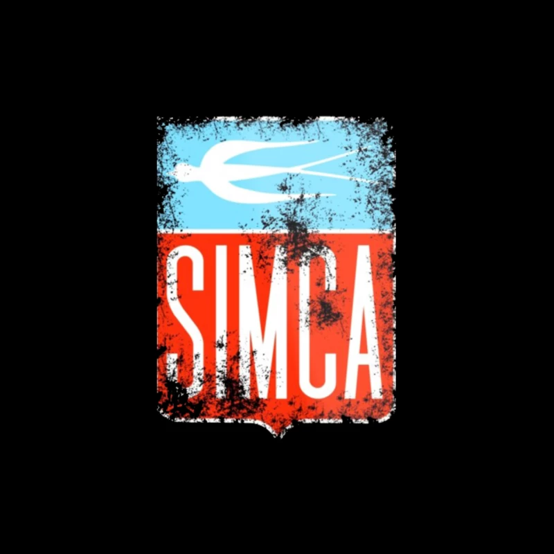 Vintage Simca old bird emblem Mouse Pad