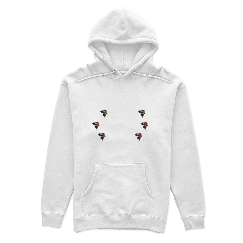 Motif floral de roses Femme Sweat à capuche