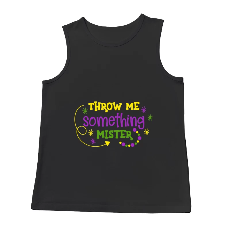 Slogan de Mardi Gras coloré Homme Débardeur