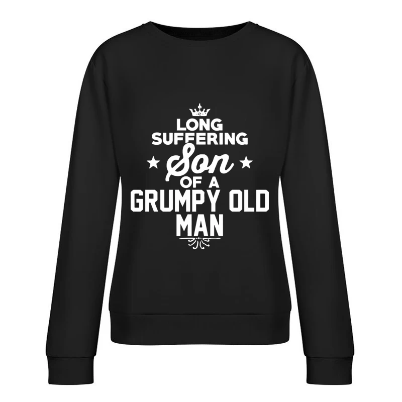 Fils d'un vieil homme grincheux Femme Sweat-shirt à enfiler