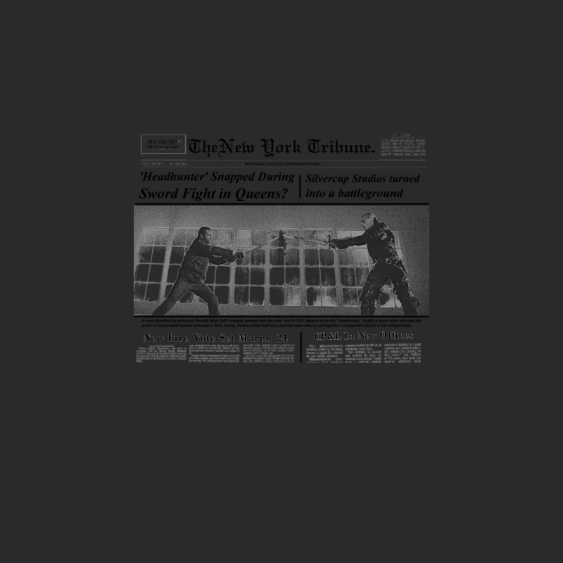 Highlander Newspaper Baseball Cap