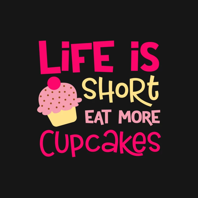 Citation amusante sur les cupcakes Homme Manches Longues T-Shirt