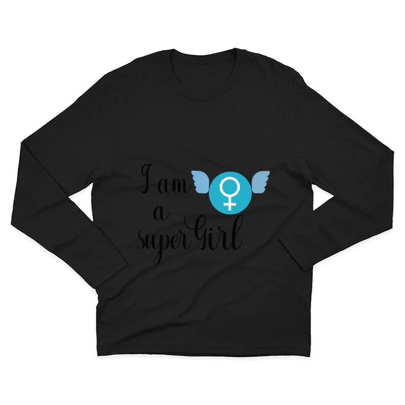 Empowerment féminin avec des ailes Homme Manches Longues T-Shirt