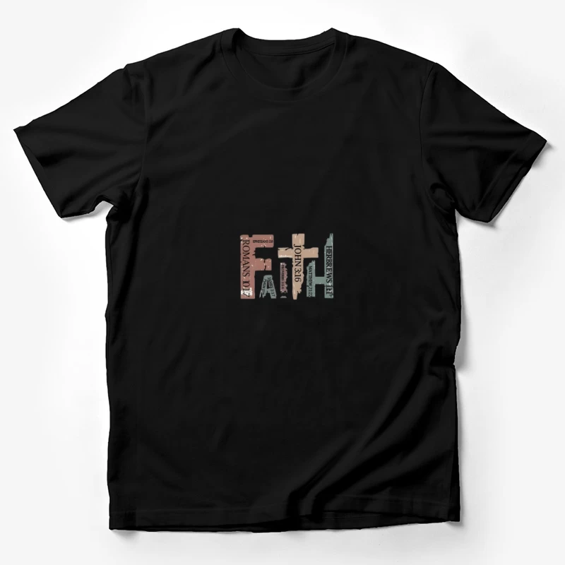Message de foi avec versets bibliques Homme T-Shirt