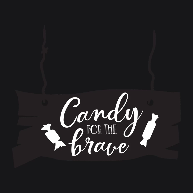 Affiche Bonbons pour les Courageux Homme Sweat à capuche